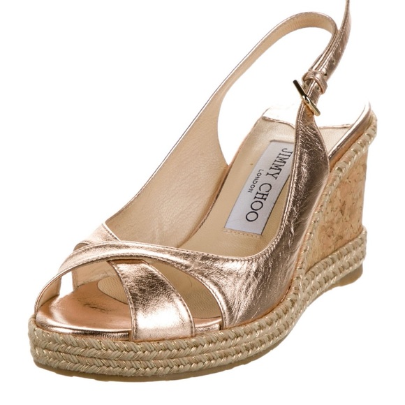 EUC Jimmy Choo Leather Slingback Sandals - Picture 2 of 9